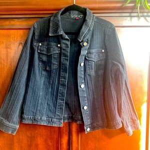 Vintage Gitano, black jean jacket